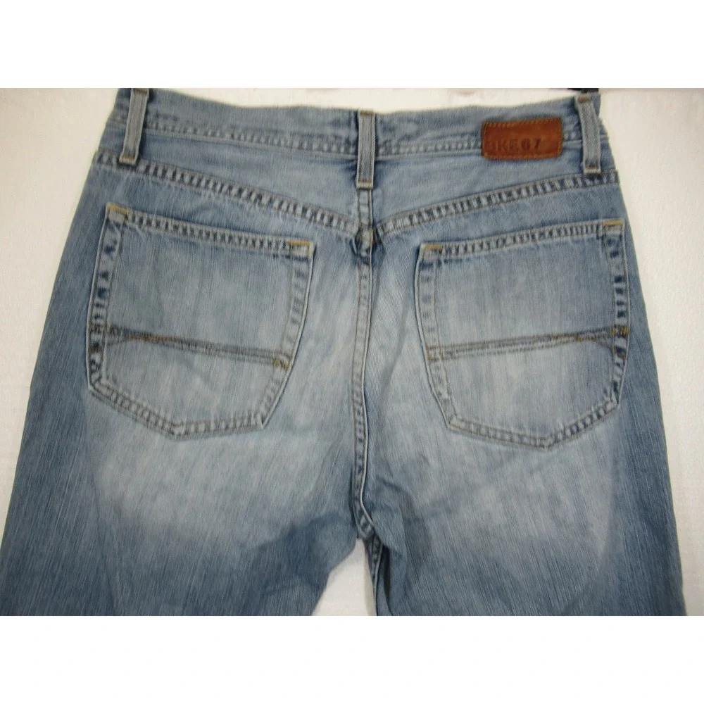 Vintage 90s Y2K BKE 67 Distressed Straight Leg Jeans 33x32 Bryson